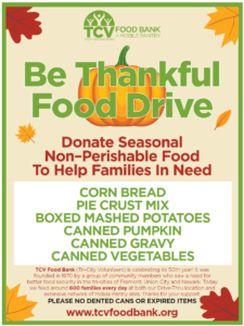 Food Drive – TCV Food Bank – Fremont Youth Soccer Club